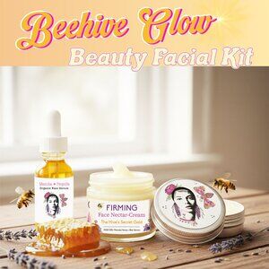 Organic Manuka Honey Bee Venom Facial Set / Firming Cream / Urban Eco Beauty